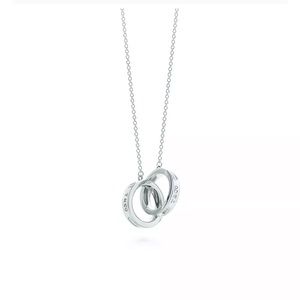 Tiffany & co interlocking circles 18” necklace